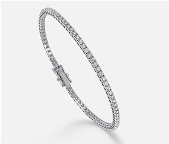 Armband X-Diamond Dame Tennis in Weißgold Diamante Lab Grown 2.40 Ct LXDBTQ111DI240B.17,5 - LXDBTQ111DI240B.17,5
